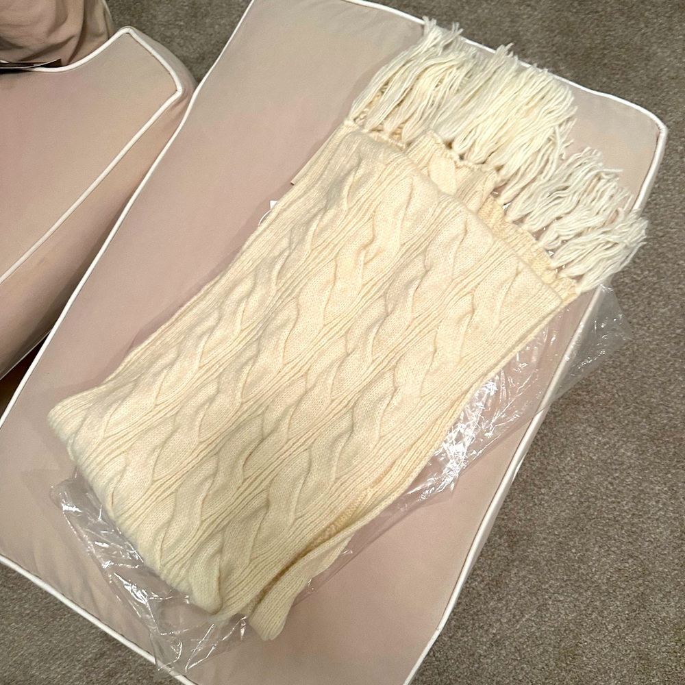 Ramy Brook Cable Knit Scarf